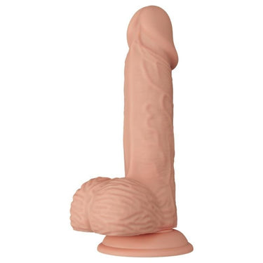 Dildo Realistico con Ventosa e Testicoli - 14 cm di Inserimento